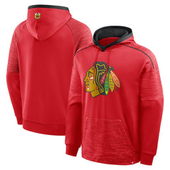 Chicago Blackhawks Fanatics Goaltender Defender Pullover Hoodie - Red | US 202756671