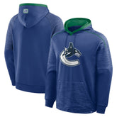 Vancouver Canucks Fanatics Goaltender Defender Pullover Hoodie - Blue | US 202756696