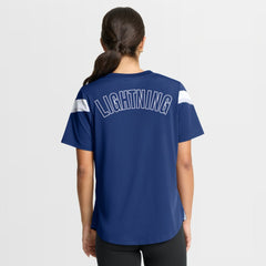 Tampa Bay Lightning Fanatics Women's Offside Athena T-Shirt - Blue | US 202756720