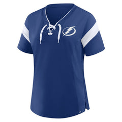 Tampa Bay Lightning Fanatics Women's Offside Athena T-Shirt - Blue | US 202756720