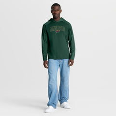 Minnesota Wild Fanatics Penalty Shot Long Sleeve Hoodie T-Shirt - Green | US 202756724