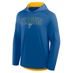 St. Louis Blues Fanatics Penalty Shot Long Sleeve Hoodie T-Shirt - Blue | US 202756739