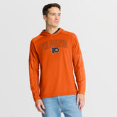 Philadelphia Flyers Fanatics Penalty Shot Long Sleeve Hoodie T-Shirt - Orange | US 202756744