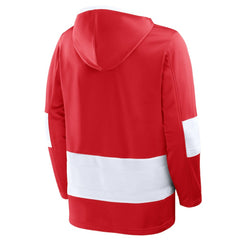 Detroit Red Wings Fanatics Prime Time Fleece Hoodie - Red | US 202756752