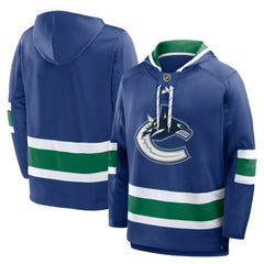 Vancouver Canucks Fanatics Prime Time Fleece Hoodie - Blue | US 202756762