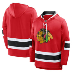 Chicago Blackhawks Fanatics Prime Time Fleece Hoodie - Red | US 202756771