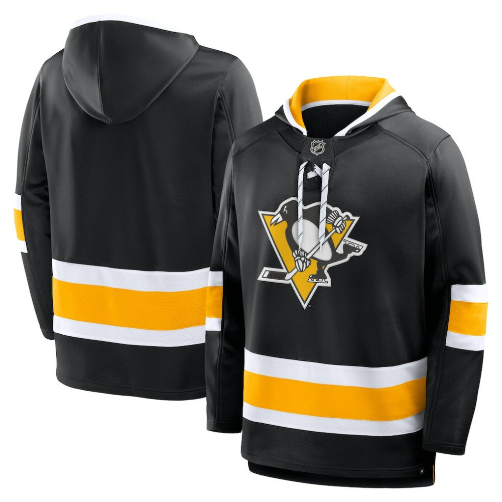Pittsburgh Penguins Fanatics Prime Time Fleece Hoodie - Black | US 202756773