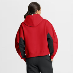 Chicago Blackhawks Fanatics Women's Back Check Boxy Hoodie - Red | US 202756868