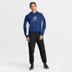 Tampa Bay Lightning Fanatics Women's Back Check Boxy Hoodie - Blue | US 202756881