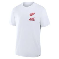 Detroit Red Wings Fanatics Crash The Net Legacy T-Shirt - White | US 202756996