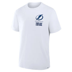 Tampa Bay Lightning Fanatics Crash The Net Legacy T-Shirt - White | US 202756997