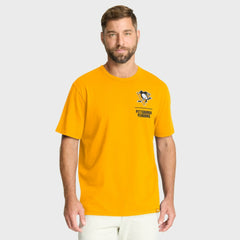 Pittsburgh Penguins Fanatics Crash The Net Legacy T-Shirt - Gold | US 202757005