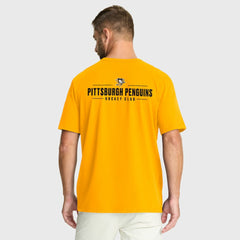 Pittsburgh Penguins Fanatics Crash The Net Legacy T-Shirt - Gold | US 202757005
