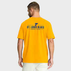 St. Louis Blues Fanatics Crash The Net Legacy T-Shirt - Gold | US 202757006