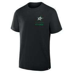 Dallas Stars Fanatics Crash The Net Legacy T-Shirt - Black | US 202757008