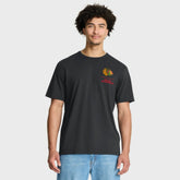 Chicago Blackhawks Fanatics Crash The Net Legacy T-Shirt - Black | US 202757010