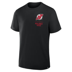 New Jersey Devils Fanatics Crash The Net Legacy T-Shirt - Black | US 202757015