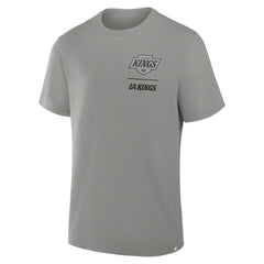 Los Angeles Kings Fanatics Crash The Net Legacy T-Shirt - Gray | US 202757017