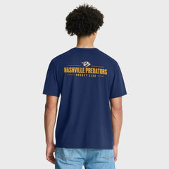 Nashville Predators Fanatics Crash The Net Legacy T-Shirt - Navy | US 202757021