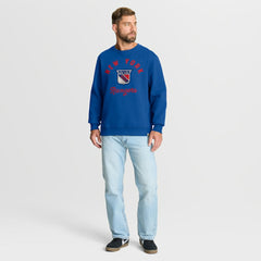New York Rangers Fanatics Vintage Stickler Sweatshirt - Blue | US 202757039