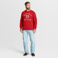 Detroit Red Wings Fanatics Vintage Stickler Sweatshirt - Red | US 202757047