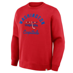 Washington Capitals Fanatics Vintage Stickler Sweatshirt - Red | US 202757058