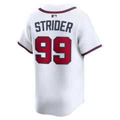 Spencer Strider Atlanta Braves Nike Home Limited Player Jersey - White Jerseys