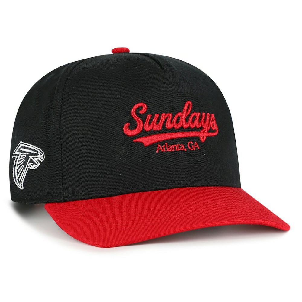 Atlanta Falcons '47 Sundays Sure Shot Hitch Two-Tone Adjustable Hat - Black/Red Hats