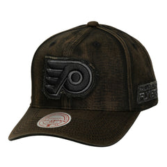 Philadelphia Flyers Mitchell & Ness Downtown Snow Wash Pro-Crown Adjustable Hat - Black | US 202757457