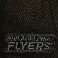 Philadelphia Flyers Mitchell & Ness Downtown Snow Wash Pro-Crown Adjustable Hat - Black | US 202757457