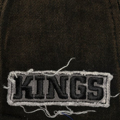 Los Angeles Kings Mitchell & Ness Downtown Snow Wash Pro-Crown Adjustable Hat - Black | US 202757462