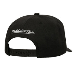 Denver Nuggets Tilted Pro Pinch Adjustable Hat Black - Mitchell & Ness
