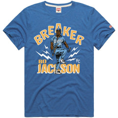 Bo Jackson Kansas City Royals Homage Graphic Player T-Shirt - Royal T-shirts