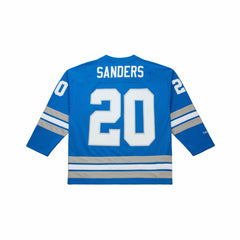 Barry Sanders Detroit Lions Maxxed Out Fashion Hockey Jersey - Blue Jerseys