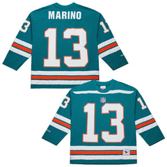 Dan Marino Miami Dolphins Maxxed Out Fashion Hockey Jersey - Aqua Jerseys
