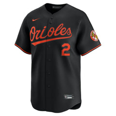 Gunnar Henderson Baltimore Orioles Nike Alternate Limited Player Jersey - Black Jerseys