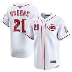 Hunter Greene Cincinnati Reds Nike Home Limited Player Jersey - White Jerseys