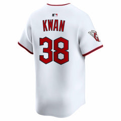 Steven Kwan Cleveland Guardians Nike Home Limited Player Jersey - White Jerseys