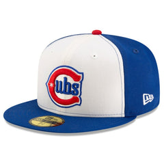 Chicago Cubs New Era Alternate Authentic Collection On-Field 59FIFTY Fitted Hat - White/Royal Hats