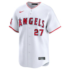 Mike Trout Los Angeles Angels Nike Home Limited Player Jersey - White Jerseys