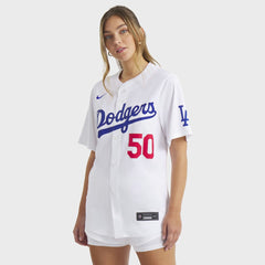 Mookie Betts Los Angeles Dodgers Nike Women's Home Limited Player Jersey - White Jerseys