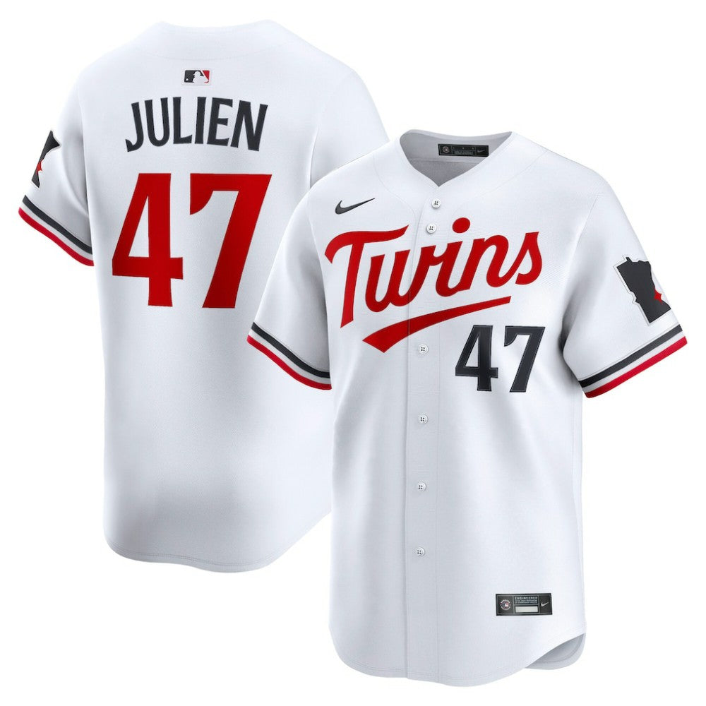 Edouard Julien Minnesota Twins Nike Home Limited Player Jersey - White Jerseys