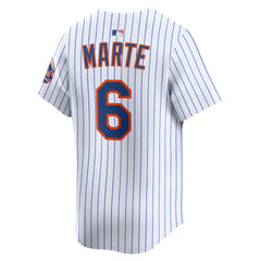 Starling Marte New York Mets Nike Home Limited Player Jersey - White Jerseys