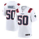 Mike Vrabel New England Patriots Retired Player Game Jersey - White Jerseys