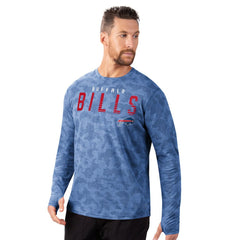 Buffalo Bills MSX by Michael Strahan Performance Camo Long Sleeve T-Shirt - Royal T-shirts