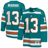 Dan Marino Miami Dolphins Youth Hockey Fashion Jersey - Aqua Jerseys