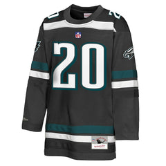 Brian Dawkins Philadelphia Eagles Youth Hockey Fashion Jersey - Black Jerseys