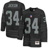 Bo Jackson Las Vegas Raiders Youth Hockey Fashion Jersey - Black Jerseys