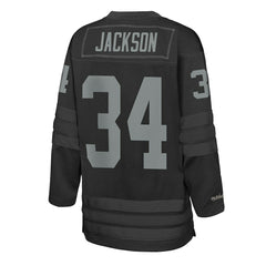 Bo Jackson Las Vegas Raiders Youth Hockey Fashion Jersey - Black Jerseys
