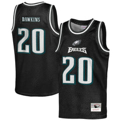 Brian Dawkins Philadelphia Eagles Youth Retired Player NFL Basketball Fashion Jersey - Black Jerseys